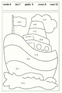 Conta E Colora Schede Didattiche Per La Prima Classe Primaria Schede Didattiche Per La Scuola
