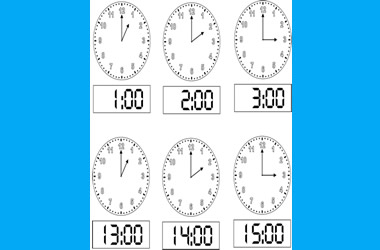 Classe Seconda Impara A Leggere L Orologio Schede Didattiche Per La Scuola